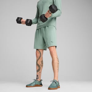 CLOUDSPUN Men's 7" Knit Shorts, Green Moon, extralarge